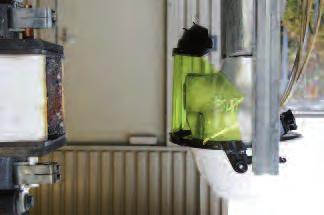 Označení na držácích a obličejových štítech podle normy EN 166 Třída filtru a číslo
