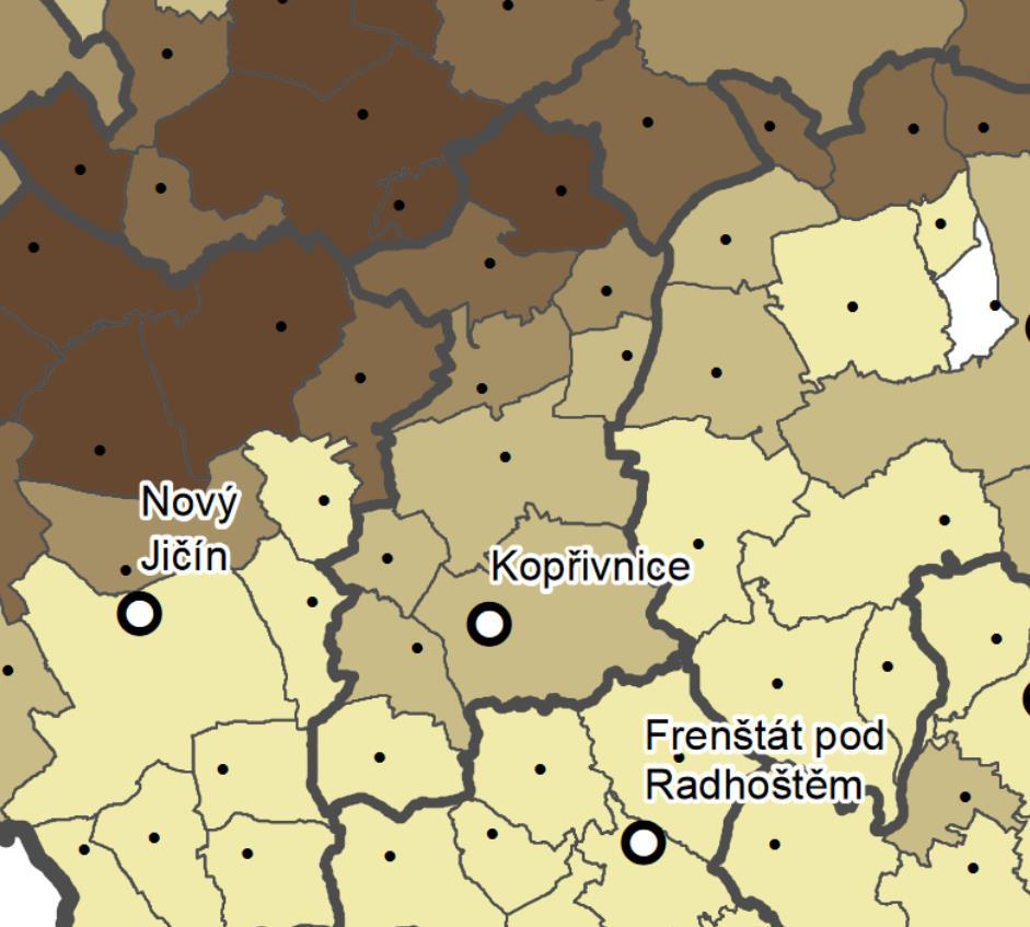 Podíl nejkvalitnější půdy výřez z přílohy č. 5B Aktualizace č.