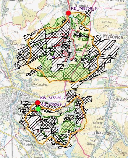 Obrázek: Vymezení kritických bodů a navržená nápravná opatření http://vuv.maps.