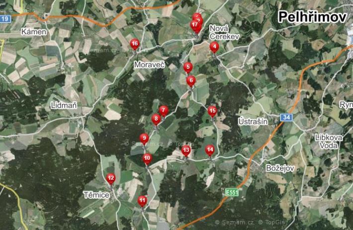 Příloha 1: Mapa monitoringu, 12.