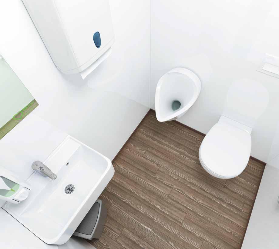 A vaši hosté budou překvapení, jak pohodovou atmosféru dokáže tento toaletní přívěs vykouzlit i na minimálním dostupném prostoru.