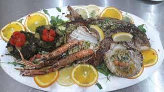 RIBLJA PLATA BONINO - za 2 osobe 370,00 kn Zubatac, capesante, škampi, tuna steak-blitva, krumpir Dentex fish, capesante, shrimps, tuna