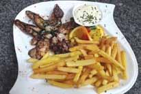 sauce Gebratene Kalamari-Ringe-Pommes, Tartarosoße Calamari fritti-patatine
