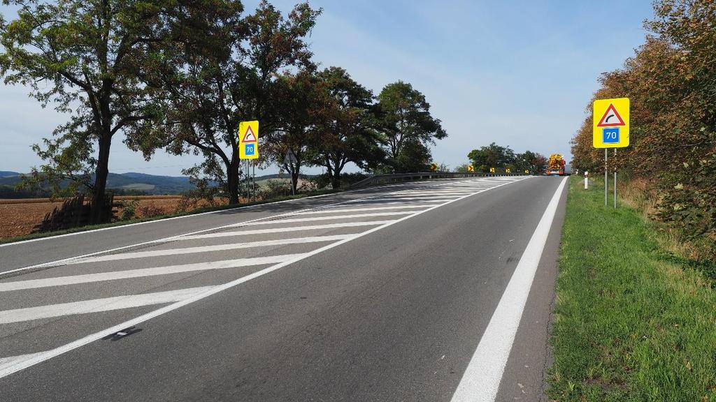 Úsek silnice I/43 u osady Perná opatření se připravuje Úsek silnice I/43 u osady Perná 2015 provedena úprava DZ, úprava vedení a uspořádání jízdních pruhů -> vedlo ke zlepšení stavu.
