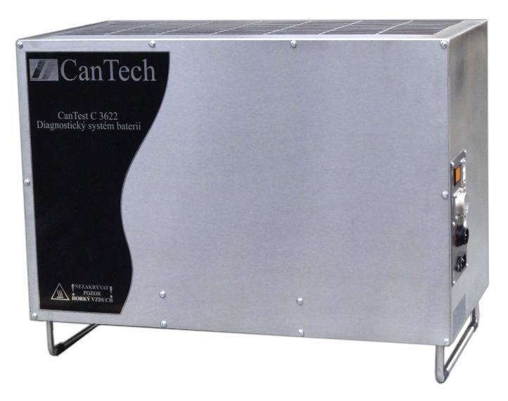 Automatický tester baterií CanTest C 24-22/60-M Strana č. 3 1. Obecné informace Automatický tester baterií CanTest C 24-22/60-M je určen pro nabíjení a vybíjení NiCd akumulátorů.