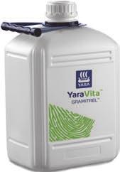 YaraVita GRAMITREL Zvýšení výnosu při použití YaraVita živinami základem pro optimální vývoj rostlin.