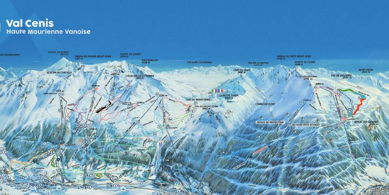 VALFRÉJUS/LA NORMA Valfréjus La Norma 6.590 Kč VAL CENIS 1.3502.3 m n. m. NOVINKA 8.
