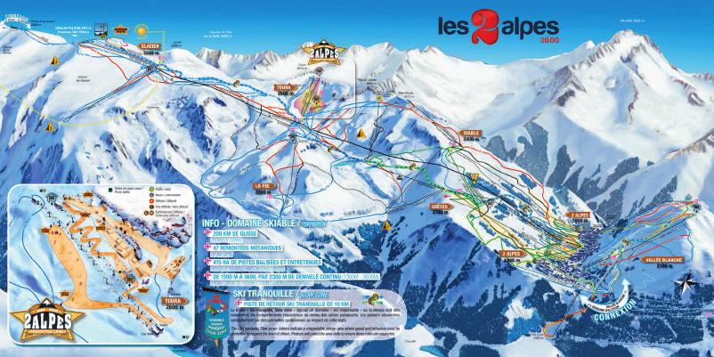 m. 2 dny lyžování v Alpe d Huez skibus top-freestyle slide zóna Evropy ubytování v centru Les 2 Alpes bohatý noční život, v termínu 28. 3.