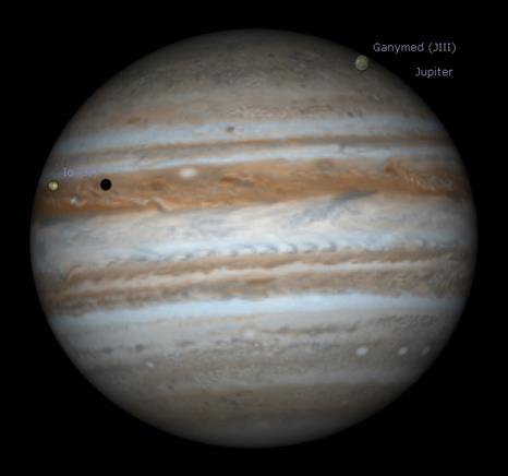 Zajímavosti na obloze květen 2019 Jupiter se vrací V HLAVNÍ ROLI MĚSÍCE A JEJICH STÍNY Opozice největší planety Sluneční soustavy připadá v roce 2019 na 10. červen.