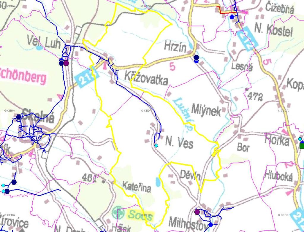 D. VODOVODY D.1 POTŘEBA VODY Z BILANCE Základní parametry: Ozn.: Jednotky: Rok: 22 25 21 215 Počet všech zásobených obyvatel Nz obyvatel 34 34 34 35 Voda vyrobená celkem VVR tis.