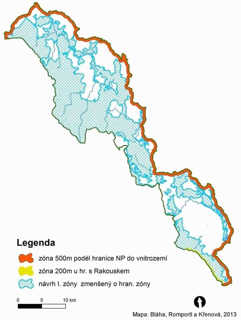 - délka samovolného vývoje. Nejpřísnější režim ochrany se stanovuje pro I.