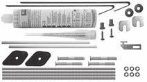 sada obsahuje kotvy a hmoždinky do betonu, uchycení roštu proti vyjmutí Příslušenství Kotvící