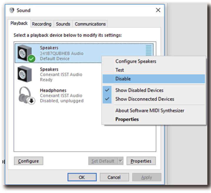 Klikněte na ikonu DisplayLink a potom klikněte na Audio Setup (Nastavení zvuku) 2.