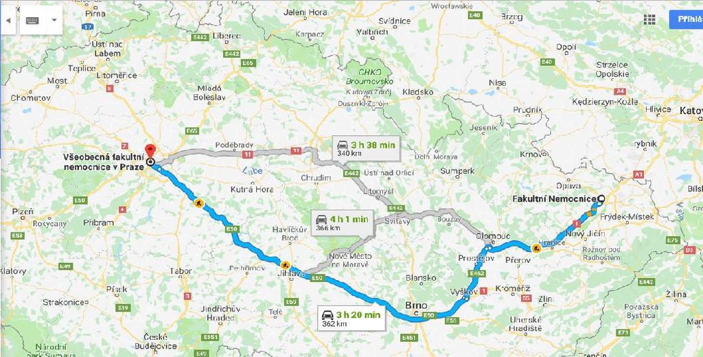 D1: 362 km = 3 h 20 min!