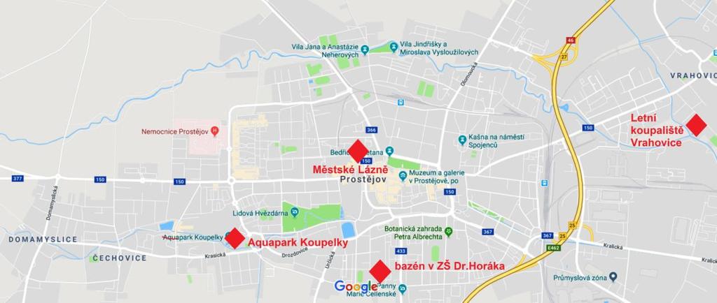 zičním řešením a nabídkou služeb. Při srovnání nového areálu a původních Městských lázní bude z pohledu zákazníka toto porovnání ještě palčivější.