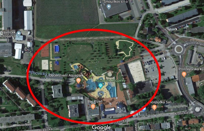 Aquapark Koupelky Obrázek 7 Město Prostějov,