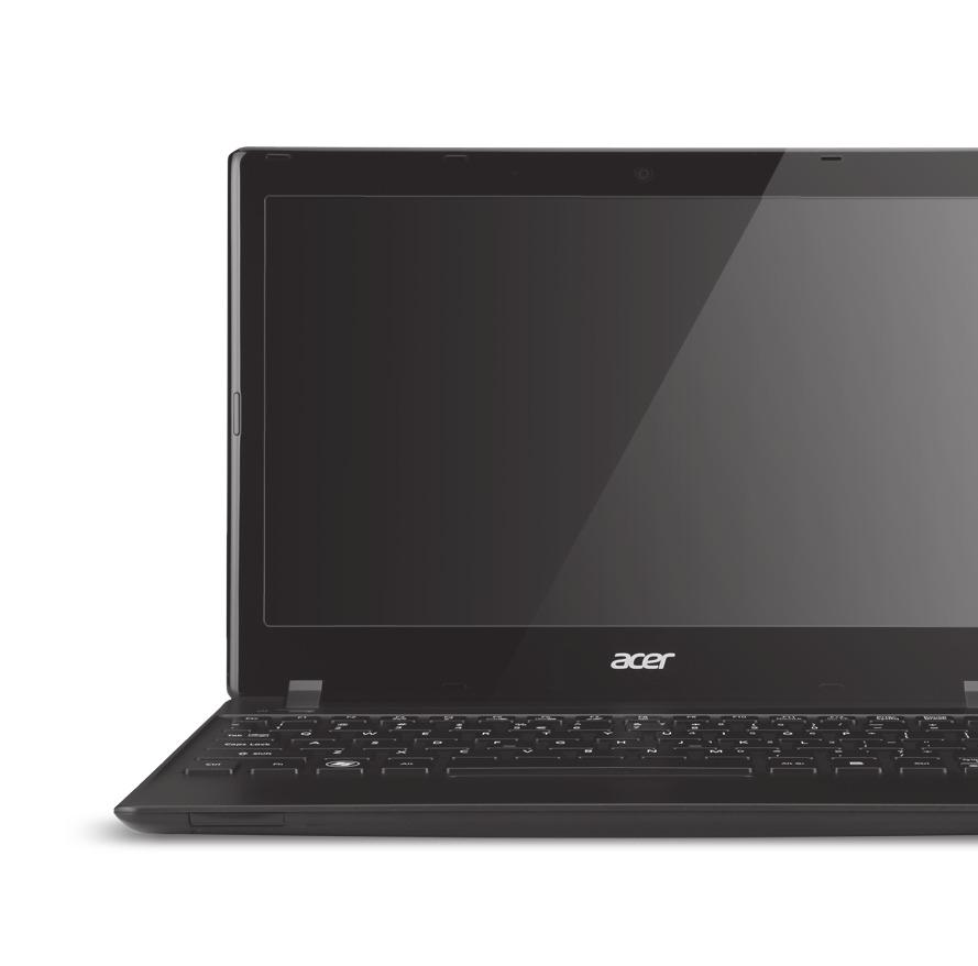 4 Seznámení s notebookem Acer Po nastavení počítače podle pokynů znázorněných na instalačním letáku vás seznámíme s vaším novým notebookem Acer.