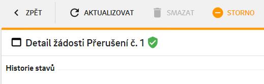 V přehledu dávek je vidět i stav řešení, kde je možné zjistit, zda bylo zpracováno a s jakým výsledkem. 4.6.