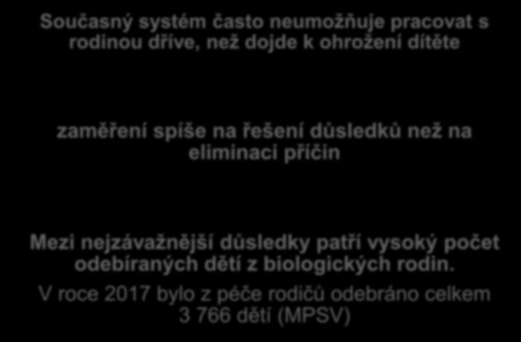 Proč se zaměřit na preventivní služby pro rodiny s dětmi?