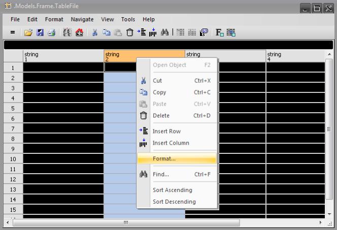 Tabulka TableFile Formátovaní Tabulky: Možnost formátovaní