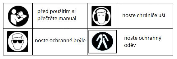 S nářadím smí pracovat pouze osoby, které si pečlivě prostudovaly následující instrukce. Varování a instrukce v tomto manuálu musí být maximálně dodržovány.