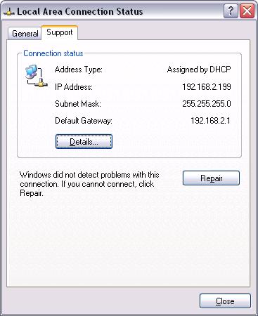 8.1.2 Přístup přes místní síť (LAN - local area network) Aby mohly komunikovat, musí být PC a web server ve stejné IP síti. Nejprve musíte nastavit síť a IP adresy.