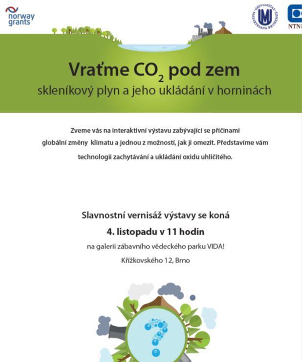 NF-CZ08-OV-1-004-2015 Zachycování a ukládání CO2 sdílení znalostí a zkušeností Masarykova univerzita 21