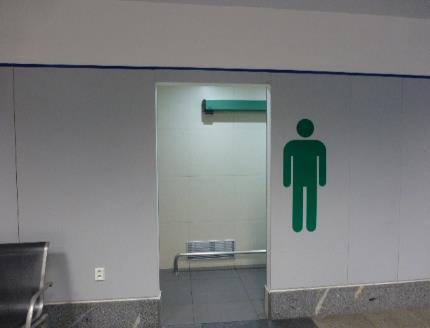 IX IX.1 Standardy WC WC OJ TSN (a) Vstup přes zádveří 1500 x 3000 mm, vstupní portál 1000 x 2000 mm, gender symbol MUŽI i ŽENY černá barva RAL 9005 Tiefschvarz.