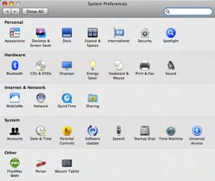 Je-li použito připojení IP nebo AppleTalk, jsou vyžadována následující nastavení.