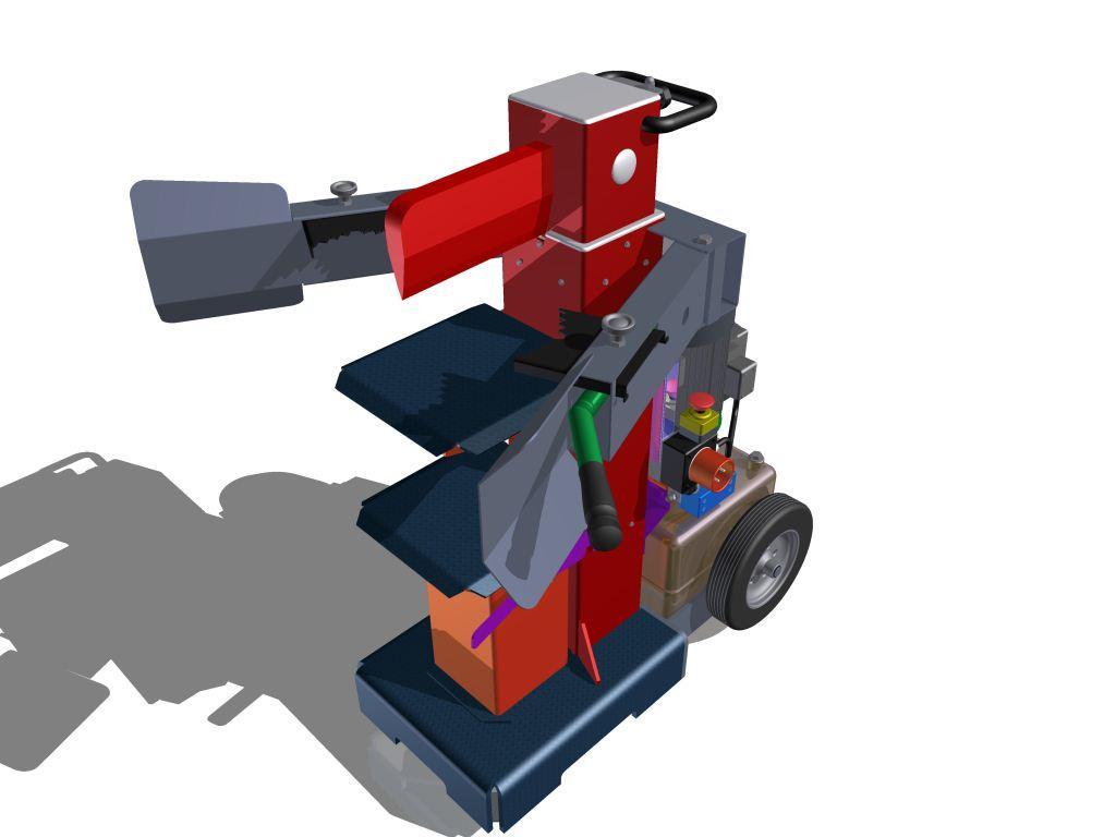 ÚVOD ÚVOD Zadáním této bakalářské ráce bylo sestrojit mobilní hydraulický štíací stroj dřevěné kulatiny.