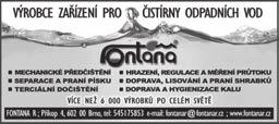strana 32/64 SOVAK Časopis oboru vodovodů a kanalizací, číslo 2/216 SOVAK VOLUME 25 NUMBER 2 216 CONTENTS Kulkova 1/4231, 615 Brno, 541 583 297, kompozity@prefa.