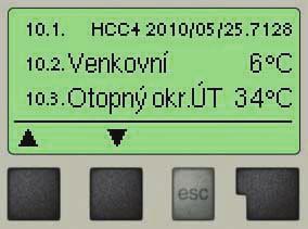 Servisní data menu 10 F 10 - Servisní data Menu 10. Servisní data mohou použít odborníci pro vzdálenou diagnostiku v p ípad poruchy apod. Zadejte do tabulky hodnoty v dob, kdy se porucha vyskytla.