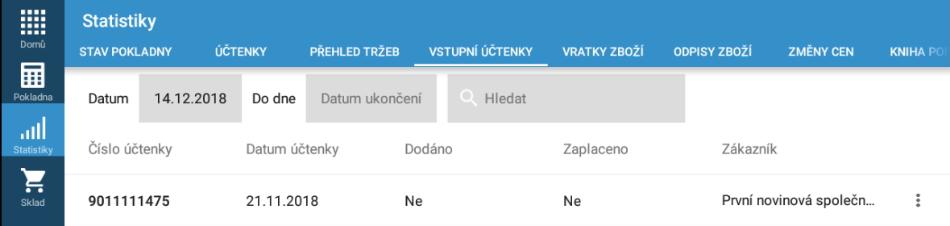 11 Odhlásit Cesta: Odhlásit Umožňuje odhlášení uživatele z pokladny.