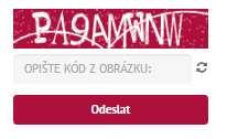 Systém pro podávání nabídek obsahuje ochranu proti strojovému zadávání nabídek. Ochrana je prováděna zadáváním Captcha kódu opsaného z obrázku před odesláním každé nabídky.