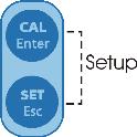 Pkyny k nastavení Funkce: Kalibrace (Stiskněte na 3 sekundy ): Standardní kalibrace s pufrvacím rztkem 7 a 4 Cílvá hdnta Set Pint Stiskněte Držte stisknuté tl. Set a hdntu nastavte pmcí Sp_7.
