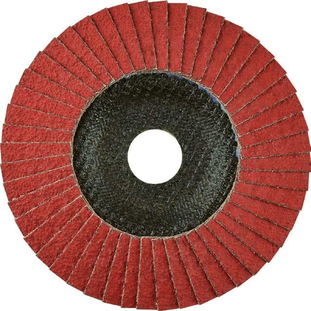 Lamelové talířové kotouče s keramickým zrnem SUPERIOR CERA PLUS Lamelové talířové kotouče se samoostřícím keramickým zrnem, které zaručuje trvalý a velmi vysoký úběr materiálu při dlouhé životnosti