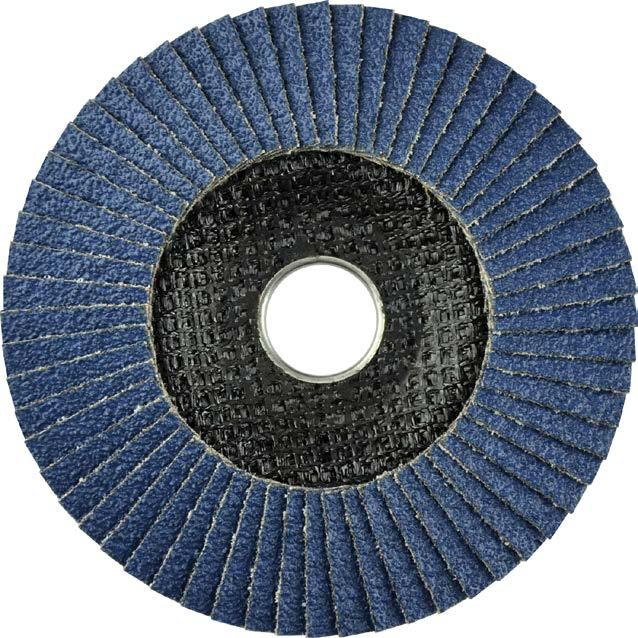 Lamelové talířové kotouče se zirkonovým zrnem PERFECT ZIRCON POWER Lamelové talířové kotouče pro široké použití. Lamely se zirkonovým brusným zrnem na podkladu kombinovaném z bavlny a polyesteru.