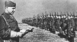 Východní fronta - 1. čsl. polní prapor (z internovaných čsl. vojáků) -) březen 1943 bitva u.. - -) 1. čsl. samostatná brigáda-) osvobozování Kyjeva, Bílé Cerkve a Žaškova -) 1.