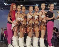 V kategorii Aerobic Performance (11 13 let) získal tým Divošek (Barbora Brošová, Barbora Luhanová, Viktorie Voříšková, Daniela Soukupová, Nikola Smutná, Lucie Masopustová) titul Mistrů Evropy, a