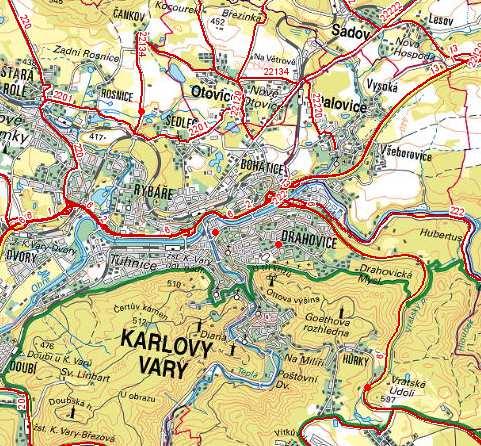Obrázek 21: Lokalizace dopravních nehod se smrtelným zraněním za období 1.1.2012-
