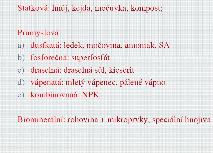 Rozdělení