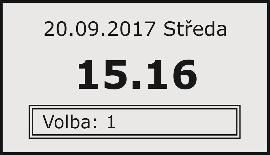 kapitola Nastavení operací) zobrazí se text operace a je možno načíst kartu nebo otisk.