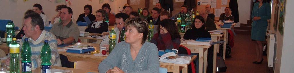 Rozšiřující specializované kurzy v oblasti projektového poradenství, zpracování a managementu (EU manažer) Cílem projektu, který byl zahájen v květnu 2005