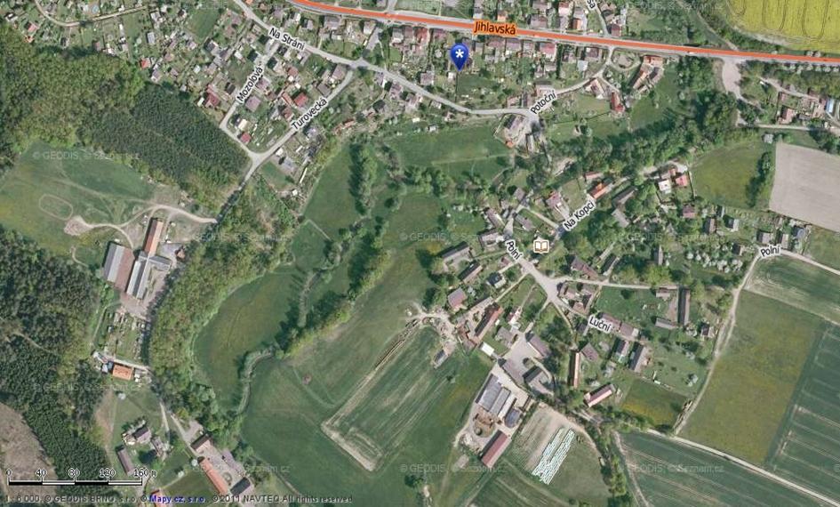 Obrázek č. 2: Letecký pohled na vesnici Zárybničná Lhota Zdroj: 7 3.