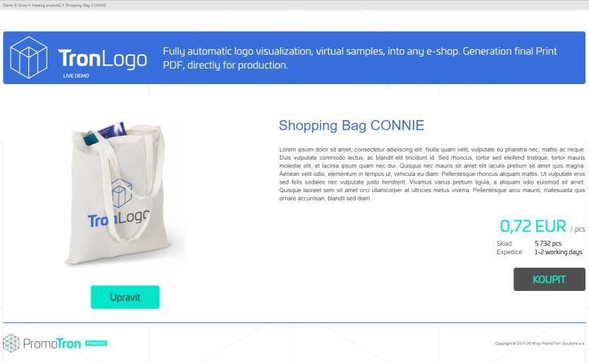 vhodných pro potisk vašeho loga na našem výrobku: Nyní vyberte v nabídce našeho e-shopu požadovaný