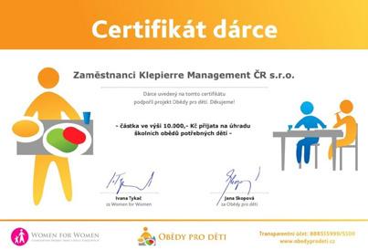 cz/login V Klepierre Management ČR SE DRAŽILO PRO OPD Každý dar zahřeje u srdce a v našem případě nejen obrazně.