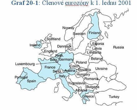 20: Optimální měnové oblasti a evropská praxe Struktura kapitoly Vývoj evropské jednotné měny Euro a hospodářská politika v Eurozóně Teorie optimálních měnových oblastí Budoucnost EMU Shrnutí Úvod