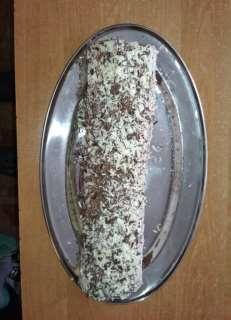 Hotová roláda, potřená