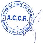 54. Rallye Šumava Klatovy AUTOKLUB Mistrovství ČR v automobilových rally Klatovy, 26. 27. 4. 2019 Datum: 23. 4. 2019 Čas: 10:00 Date: Time: Předmět: Prováděcí ustanovení č. 1 Č. Dokumentu: 1.