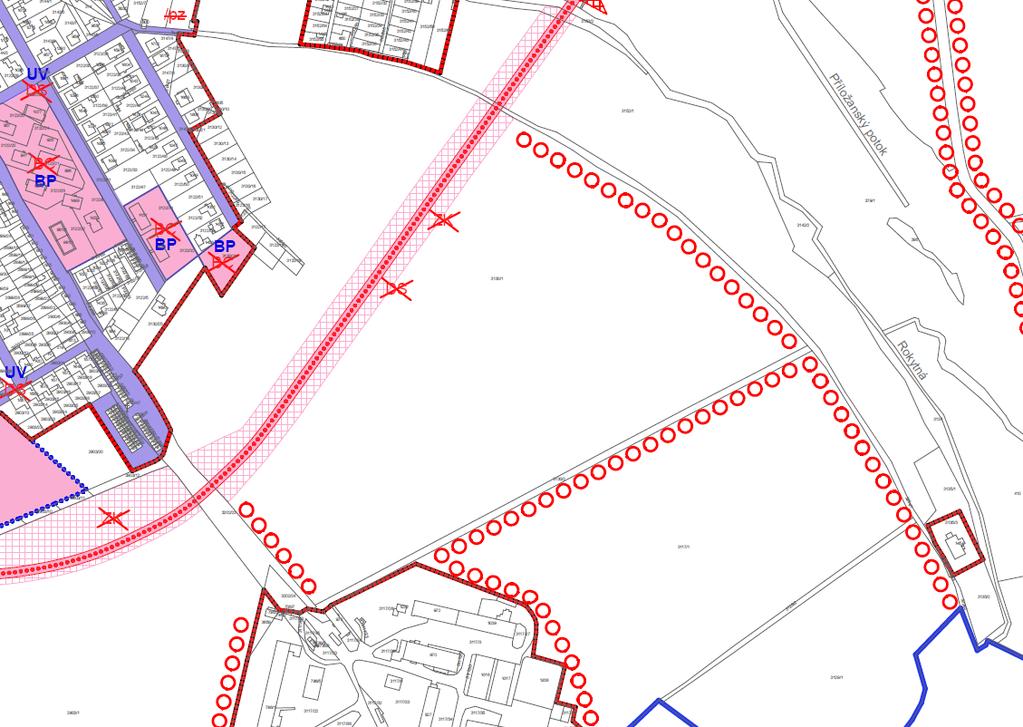 ÚZEMNÍ STUDIE Jaroměřice nad Rokytnou - Ke Spravedlnosti - Z11 7 Návrh Změny č.
